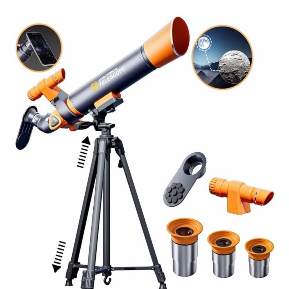 Telescope High Powered Professional, 70mm Aperture 500mm Refractor